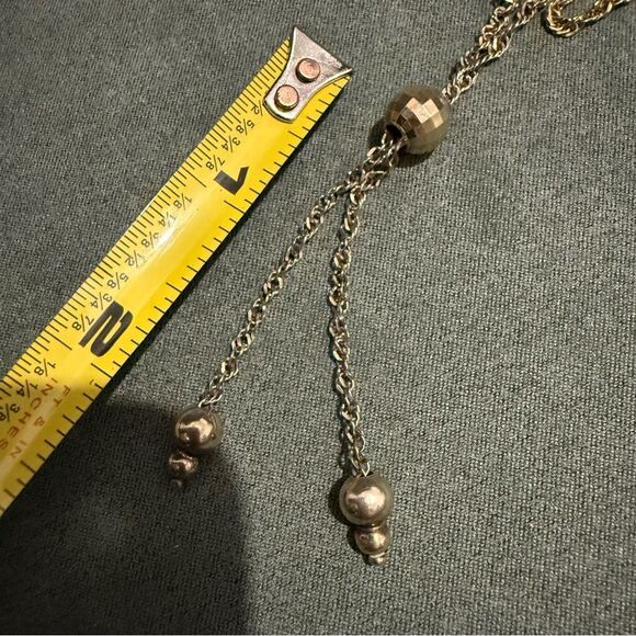 ITALIAN .925 STERLING SILVER Y-NECKLACE – FIXED DROP DESIGN FOR WOMEN - Picture 7 of 17